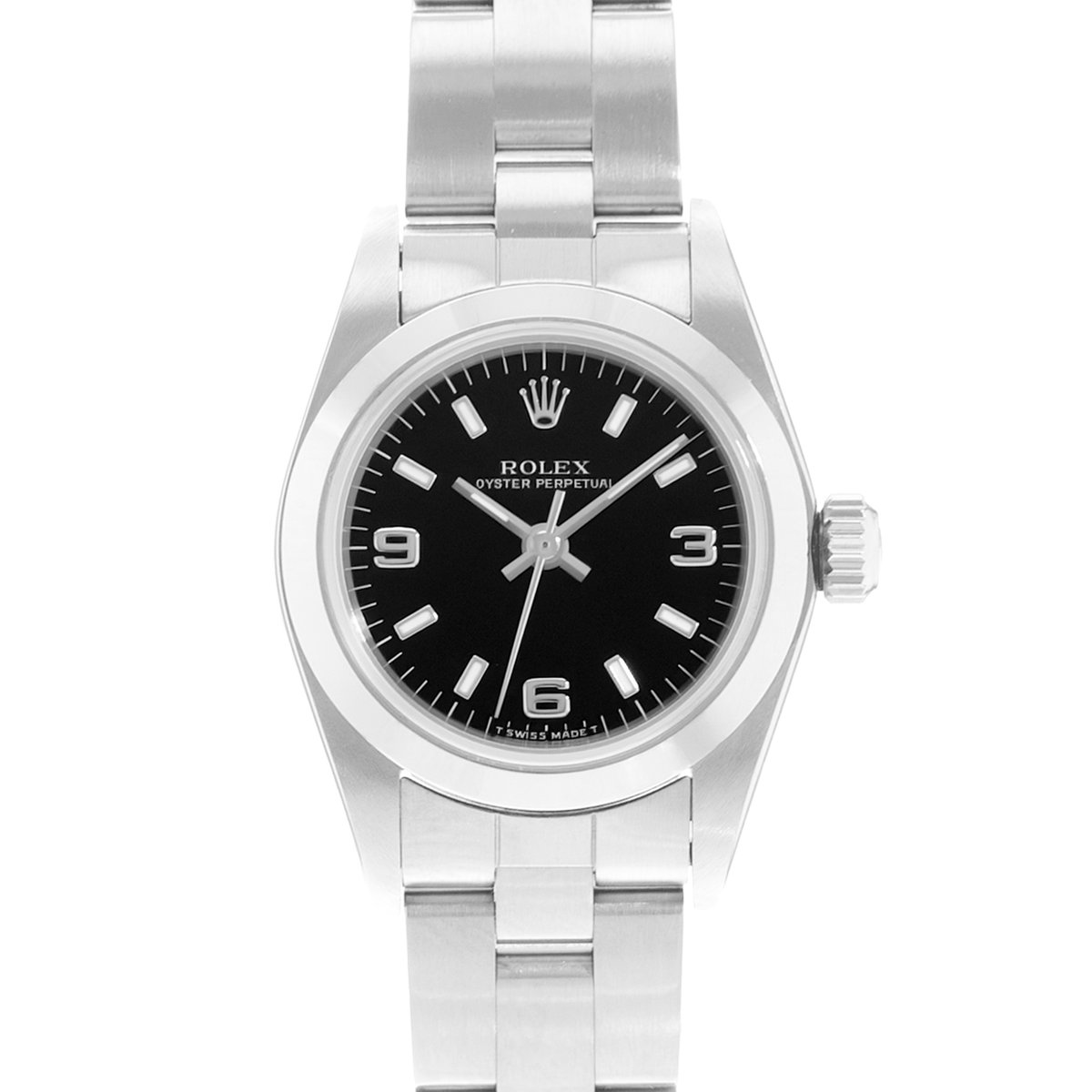 Rolex Olyster Perpetual 24 67180 Black Dial 24