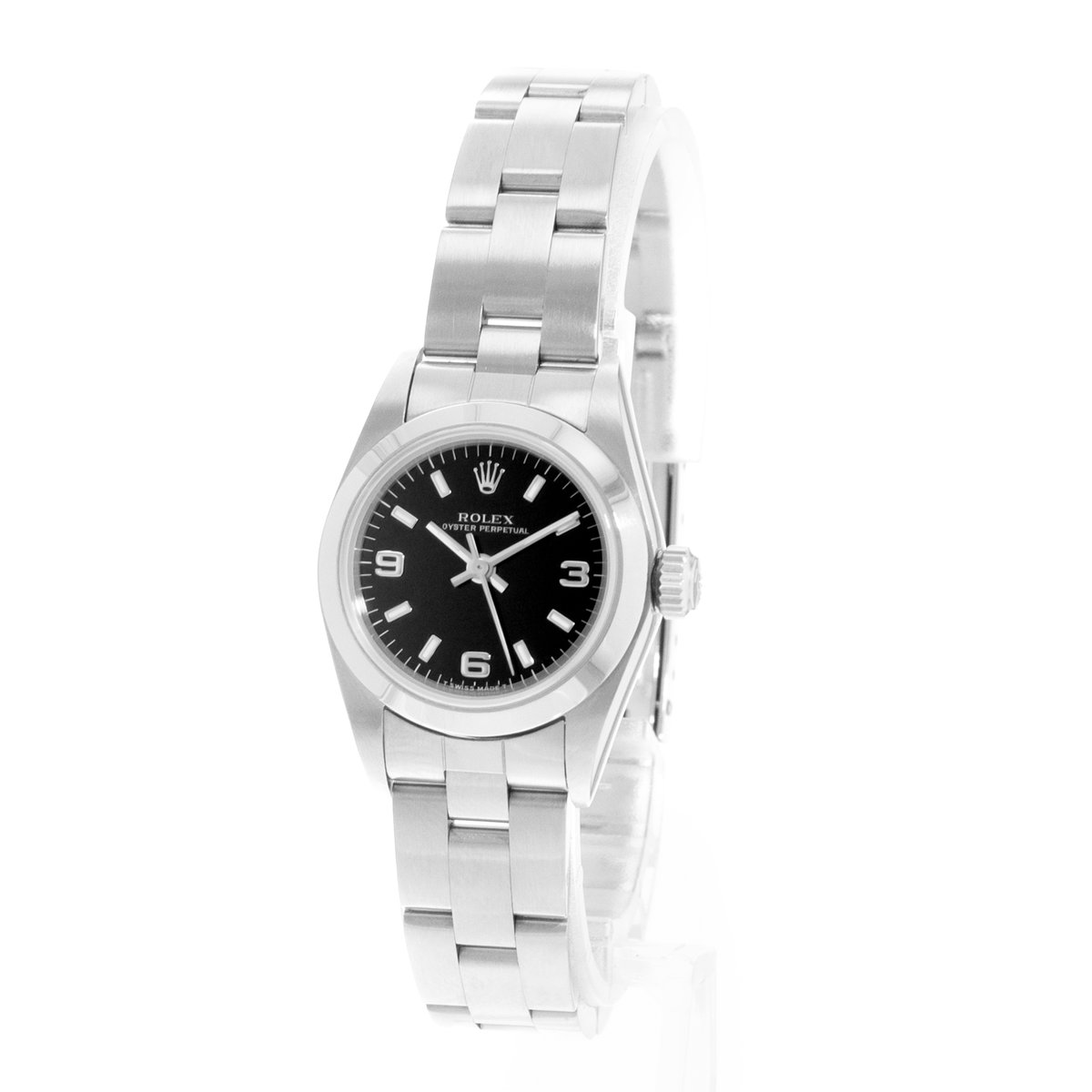 Rolex Olyster Perpetual 24 67180 Black Dial 24