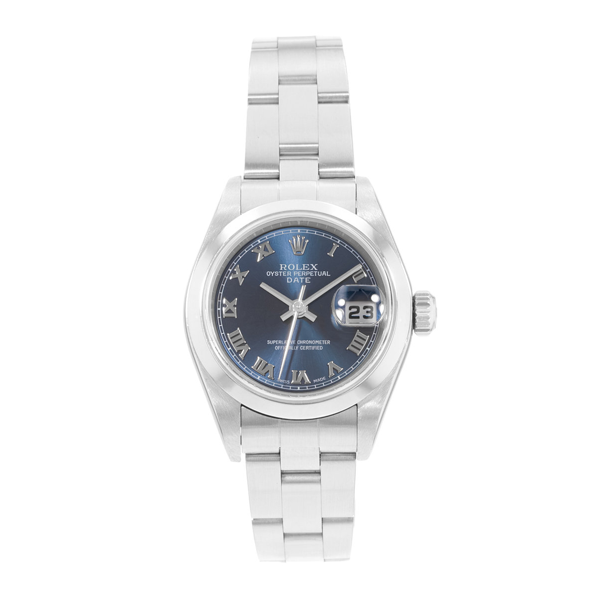 Rolex Oyster Perpetual 26 79160 Blue Dial 26