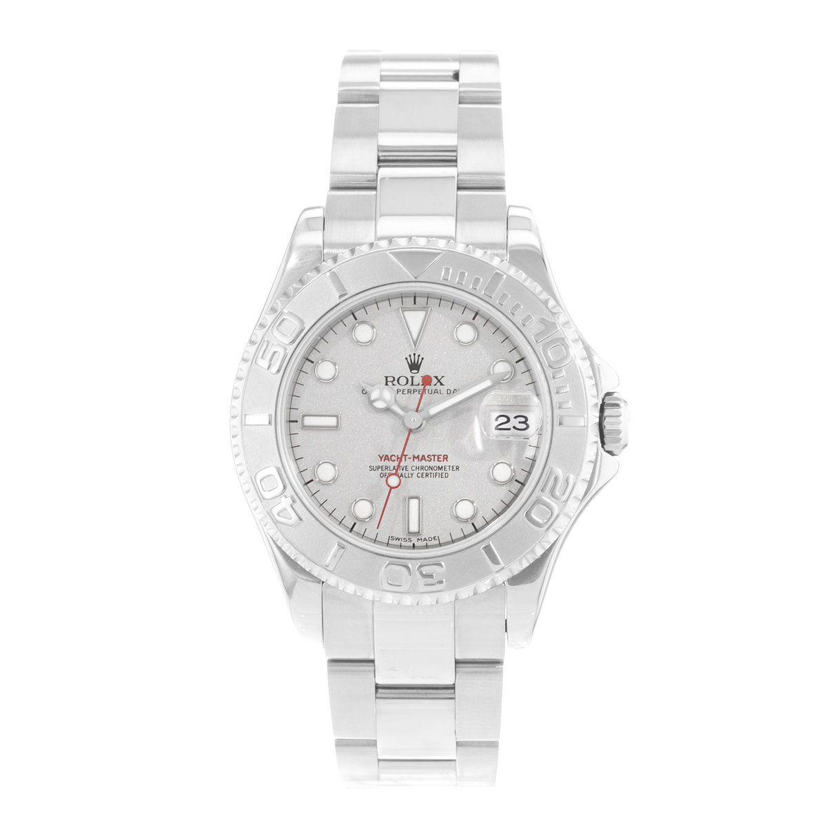 Rolex Yacht-Master 35 168622 Silver Dial 35
