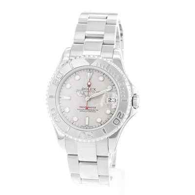 Rolex Yacht-Master 35 168622 Silver Dial 35