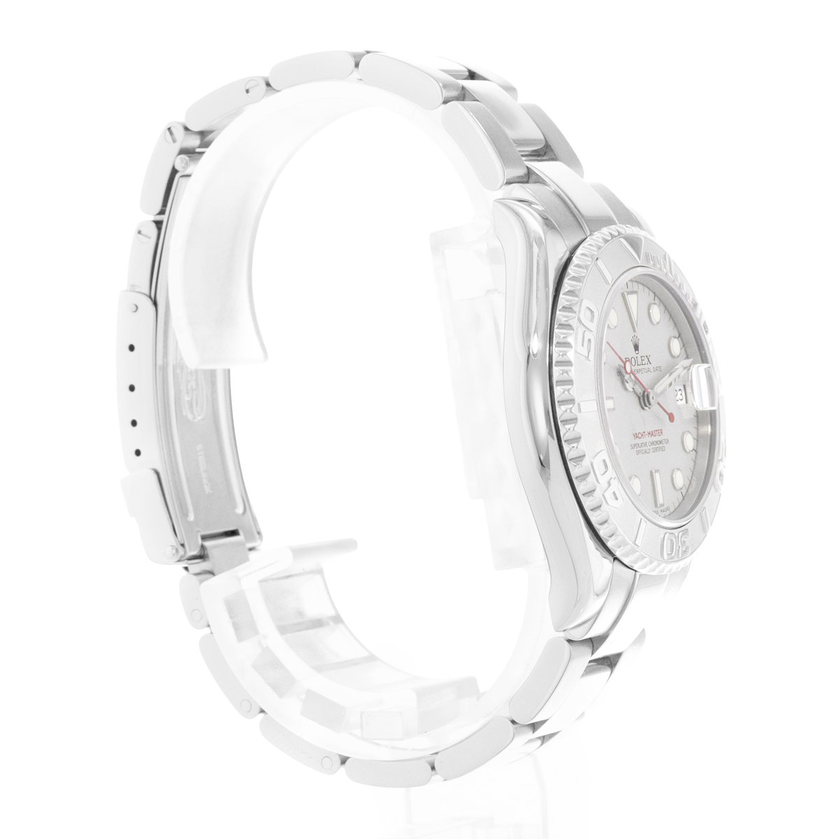 Rolex Yacht-Master 35 168622 Silver Dial 35