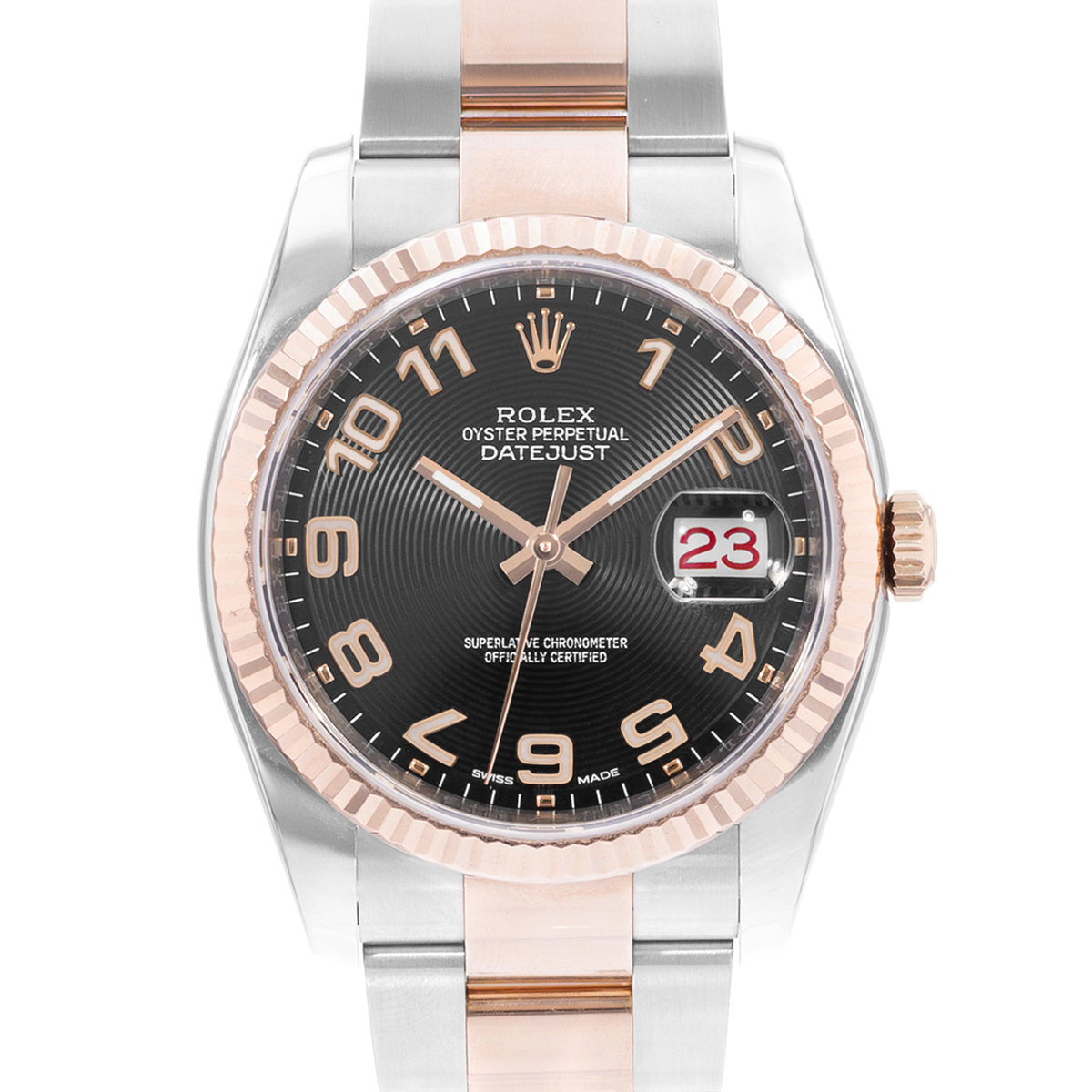 Rolex Datejust 36 116231 Black Dial 36