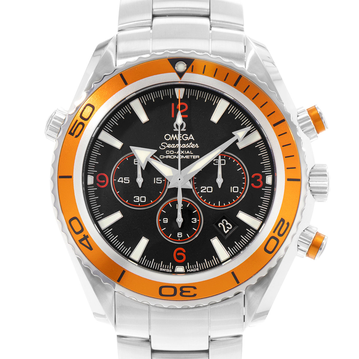Omega Seamaster Planet Ocean 2218.50.00 Black Dial 45