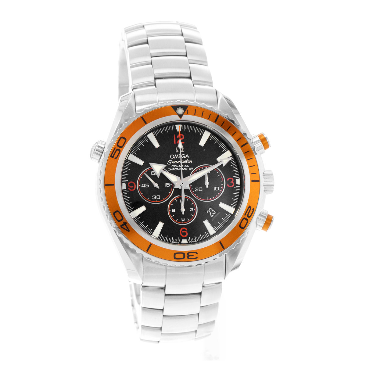 Omega Seamaster Planet Ocean 2218.50.00 Black Dial 45