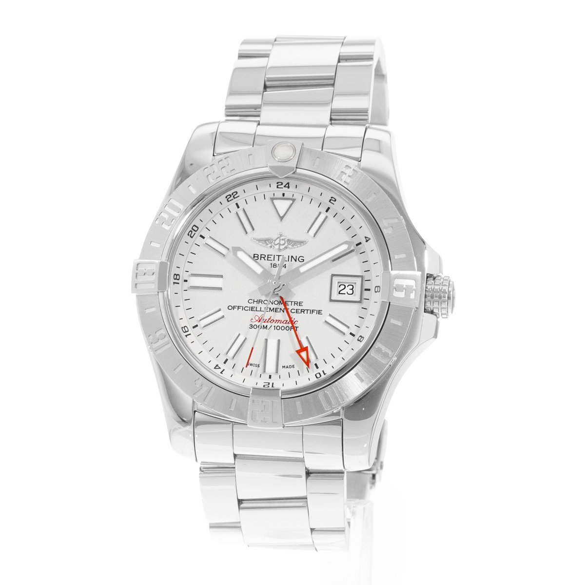 Breitling Avenger II A32390 Silver Dial 43