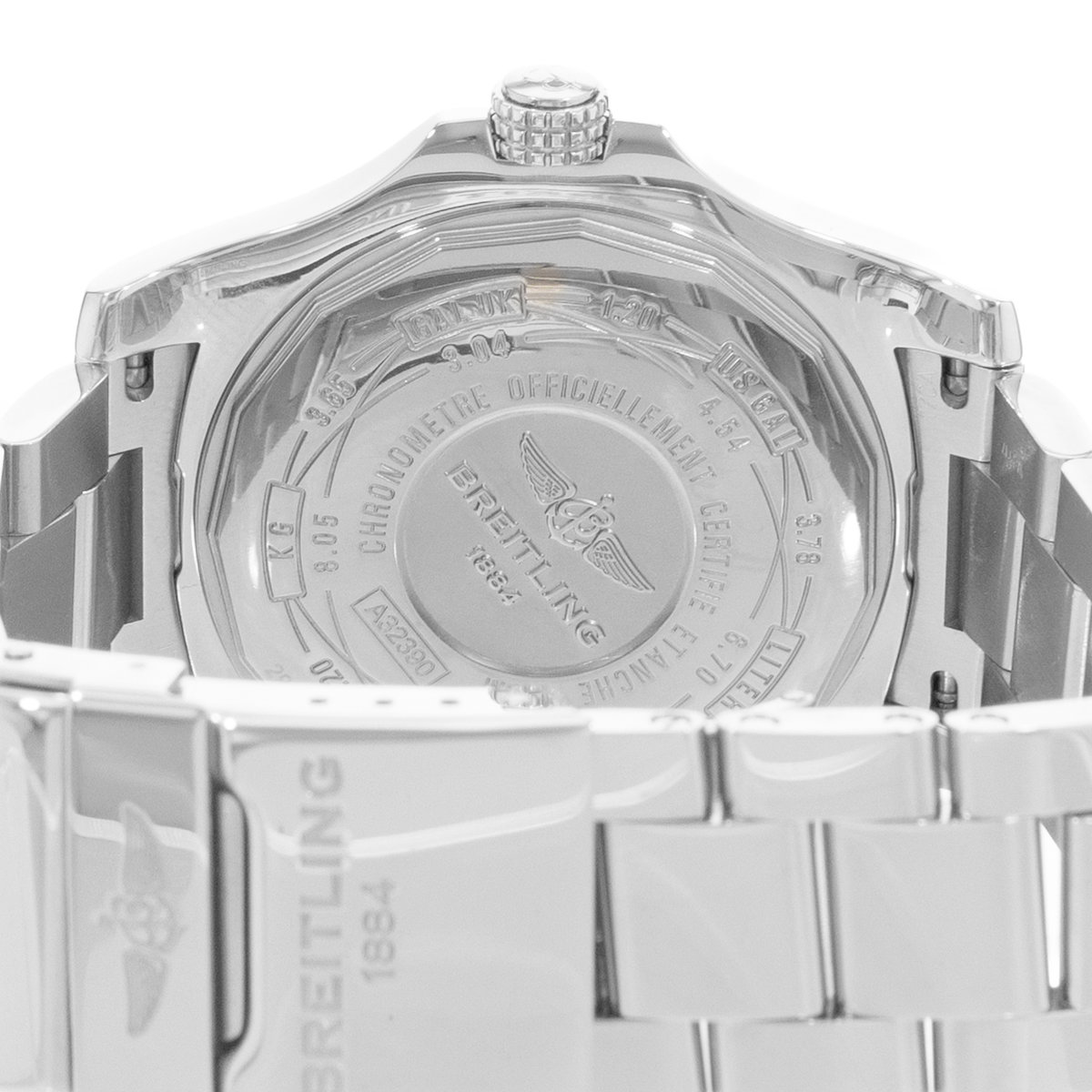 Breitling Avenger II A32390 Silver Dial 43