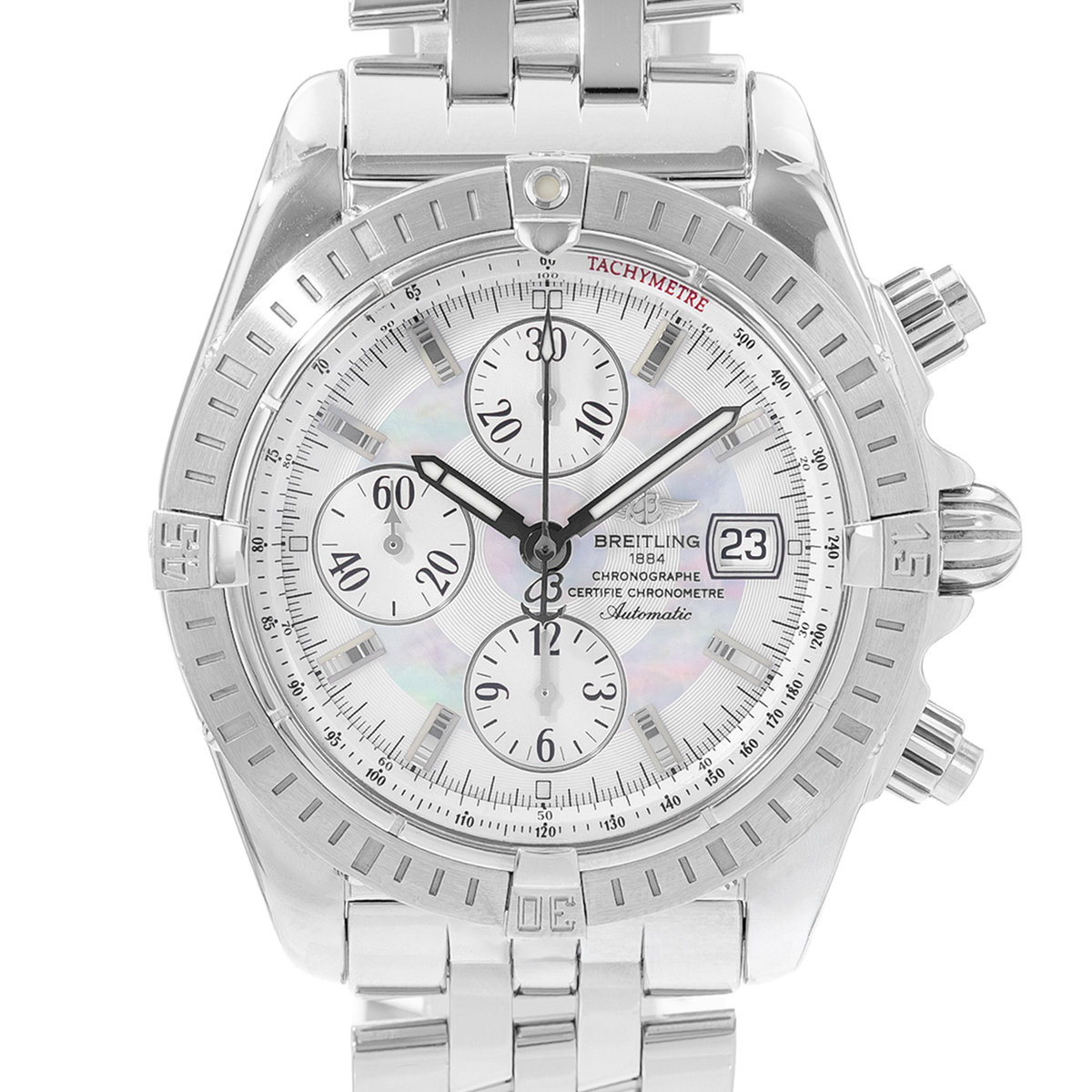 Breitling Chronomat Evolution A156A69PA Mother of pearl Dial 44