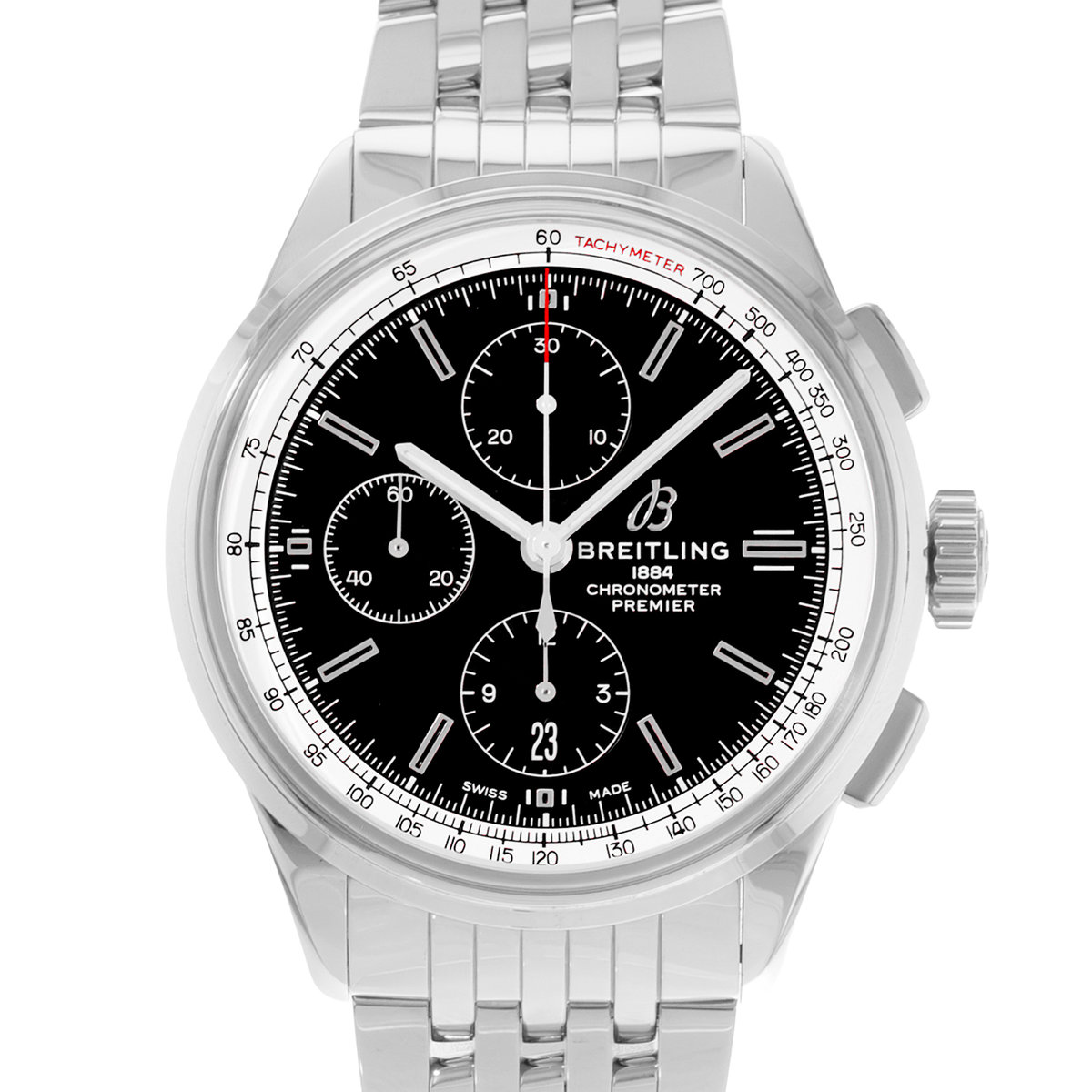 Breitling Premier Chronograph A13315 Black Dial 42