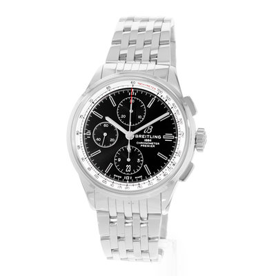 Breitling Premier Chronograph A13315 Black Dial 42