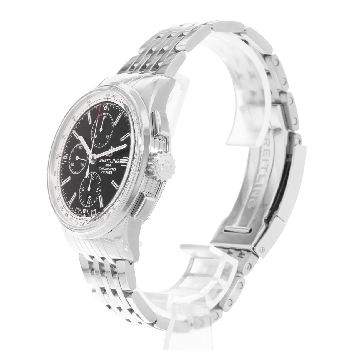 Breitling Premier Chronograph A13315 Black Dial 42