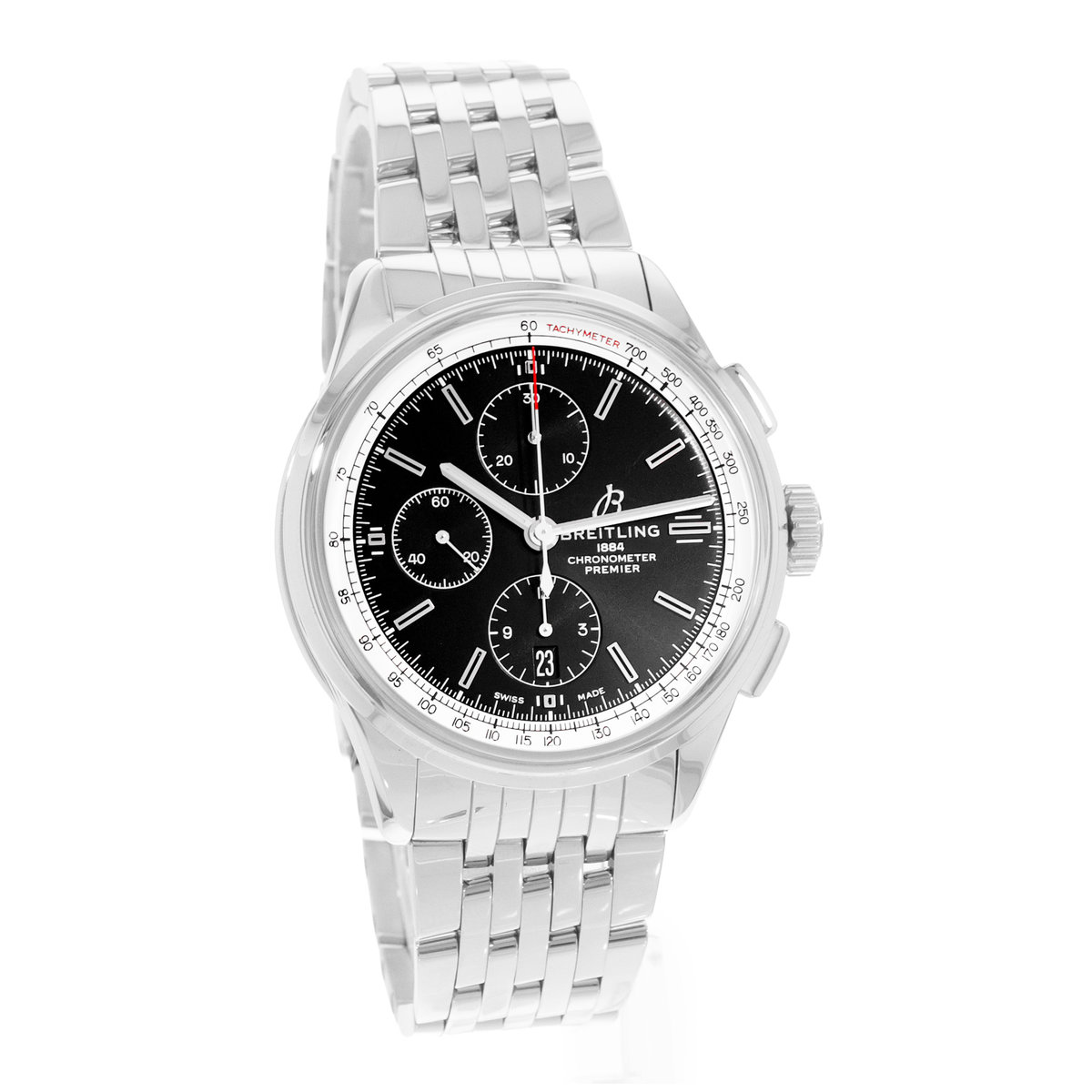 Breitling Premier Chronograph A13315 Black Dial 42