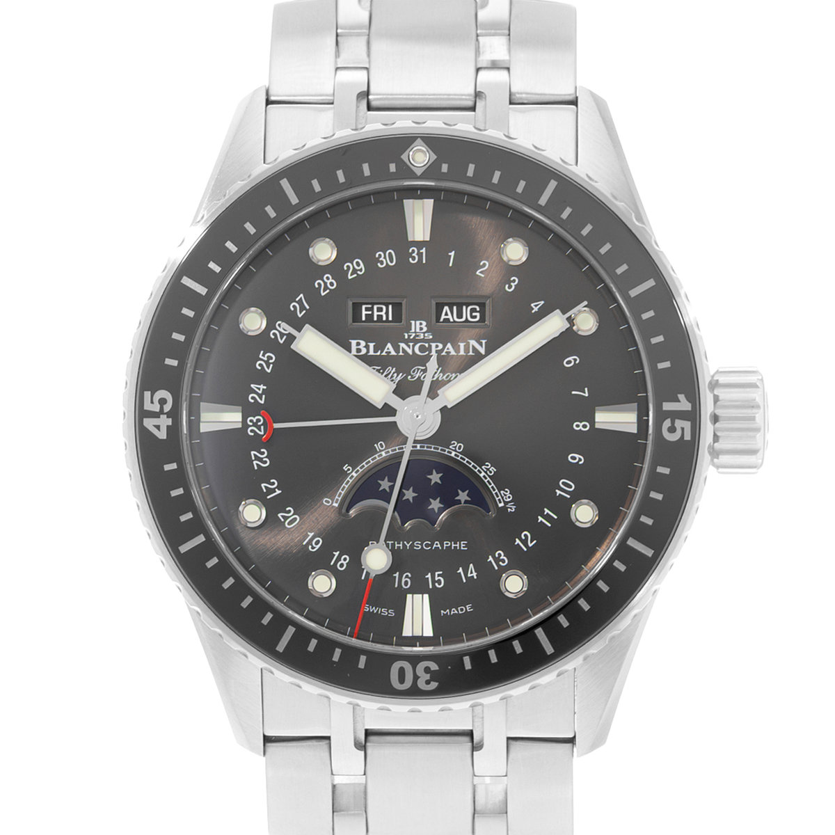 Blancpain Fifty Fathoms Bathyscaphe 5054-1110-70B Grey Dial 43