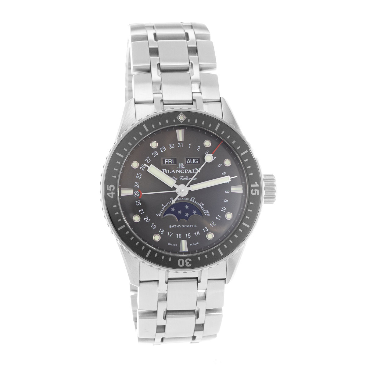 Blancpain Fifty Fathoms Bathyscaphe 5054-1110-70B Grey Dial 43