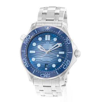 Omega Seamaster Diver 300 M 210.30.42.20.03.003 Blue Dial 42