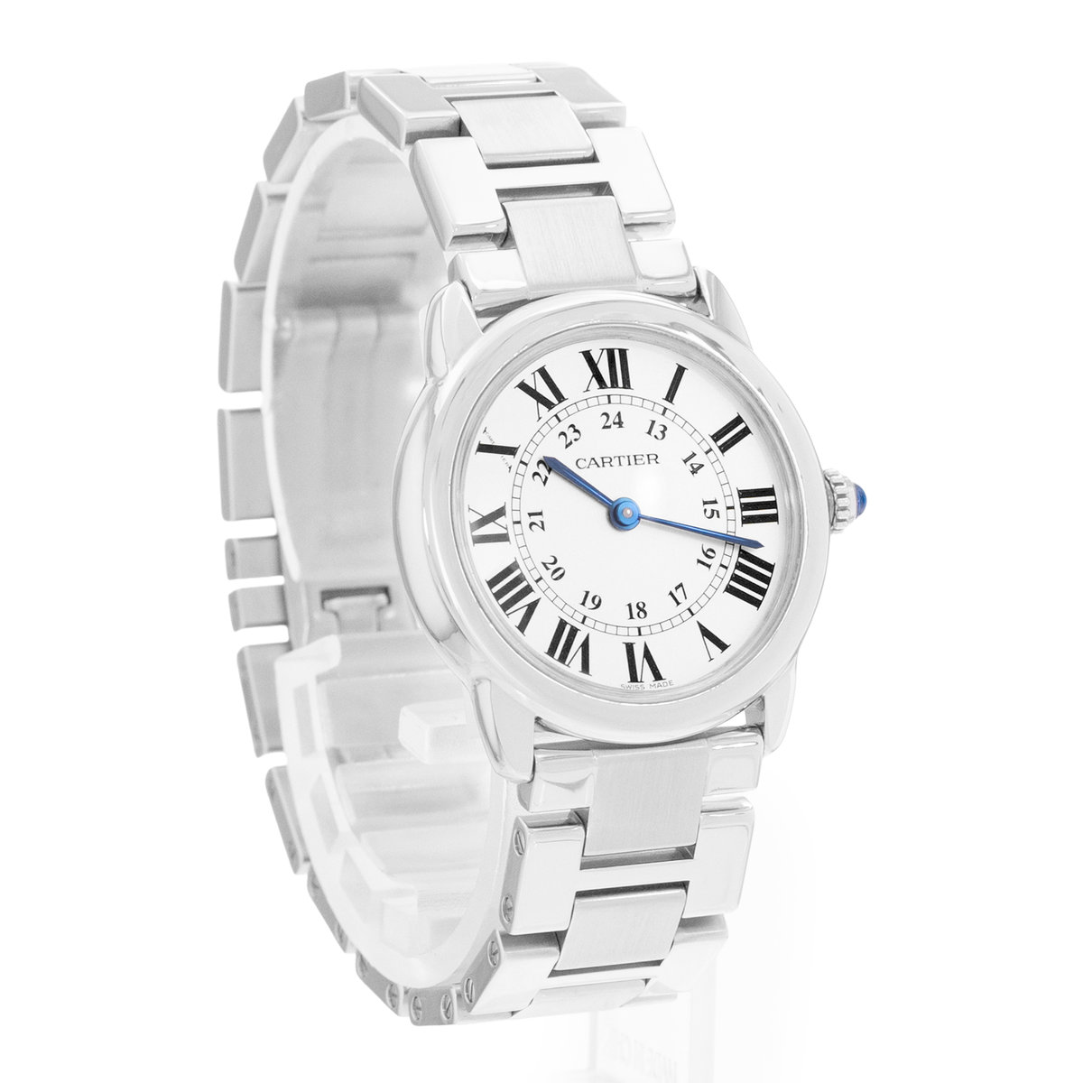 Cartier Ronde Solo de Cartier W6701004 3601 Silver Dial 29