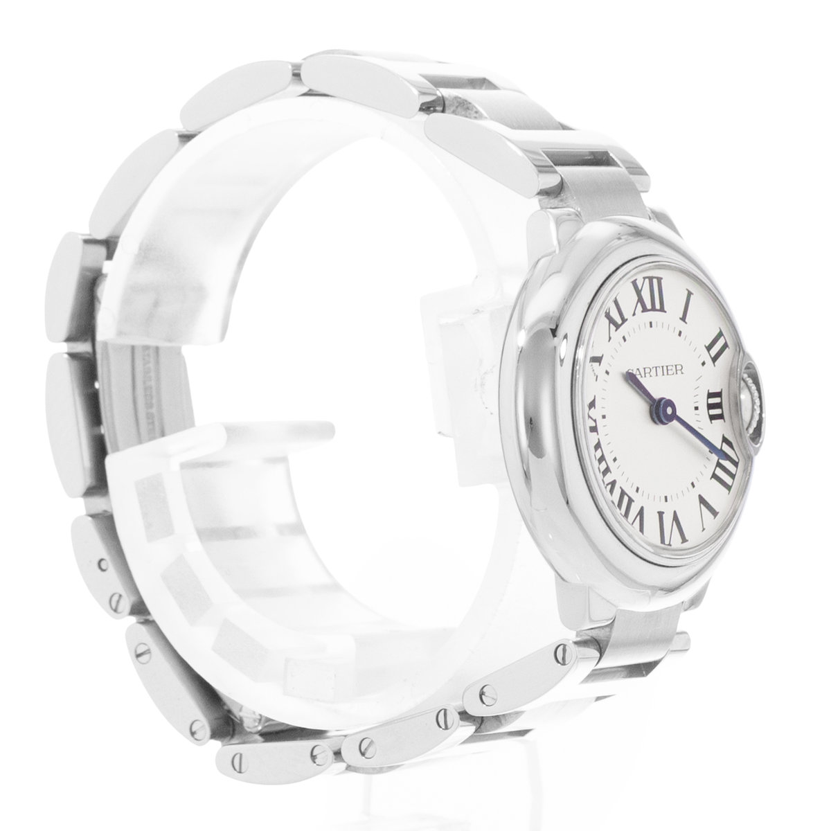 Cartier Ballon Bleu 28mm W69010Z4 3009 Silver Dial 28