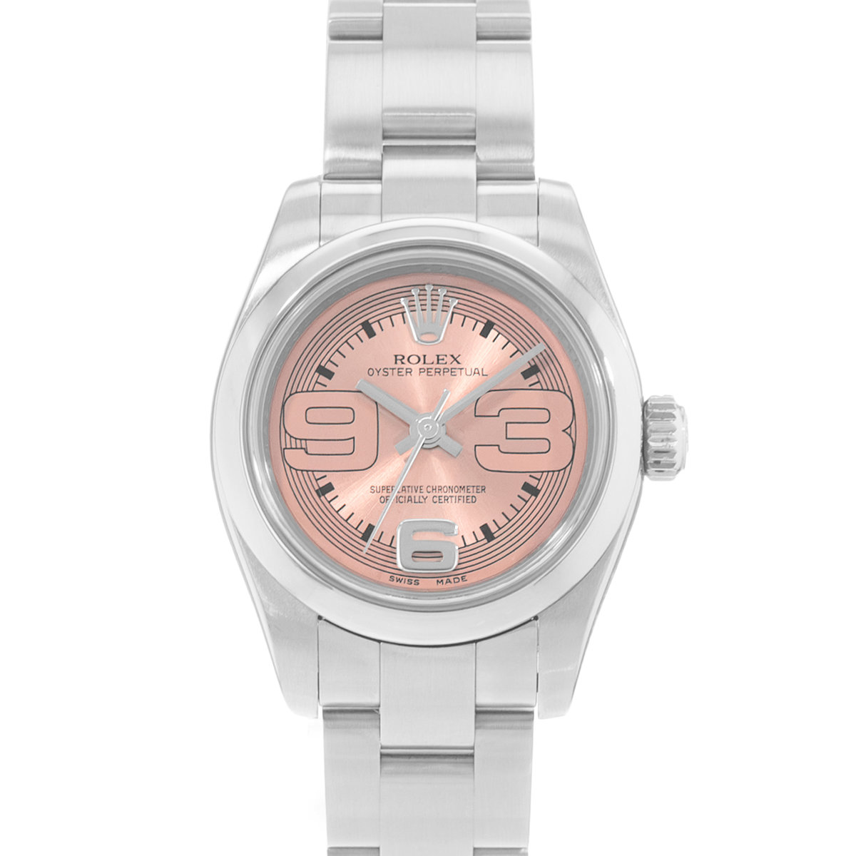 Rolex Oyster Perpetual 26 176200 Pink Dial 26