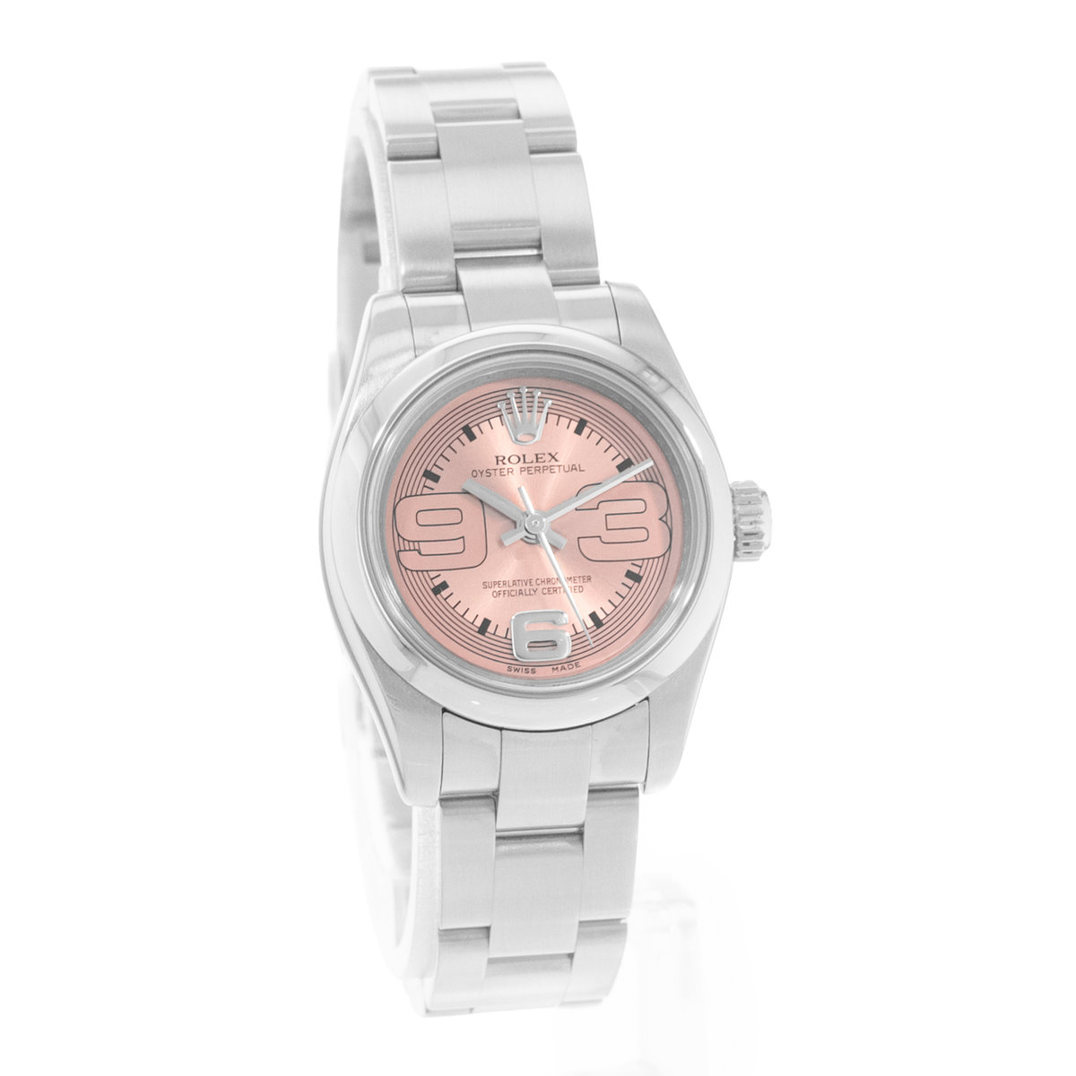 Rolex Oyster Perpetual 26 176200 Pink Dial 26