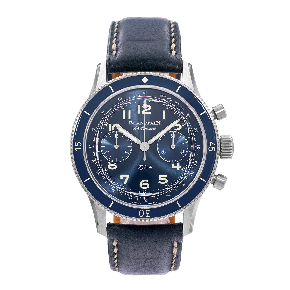 Blancpain Villeret AC02-12B40-63A Blue Dial 42