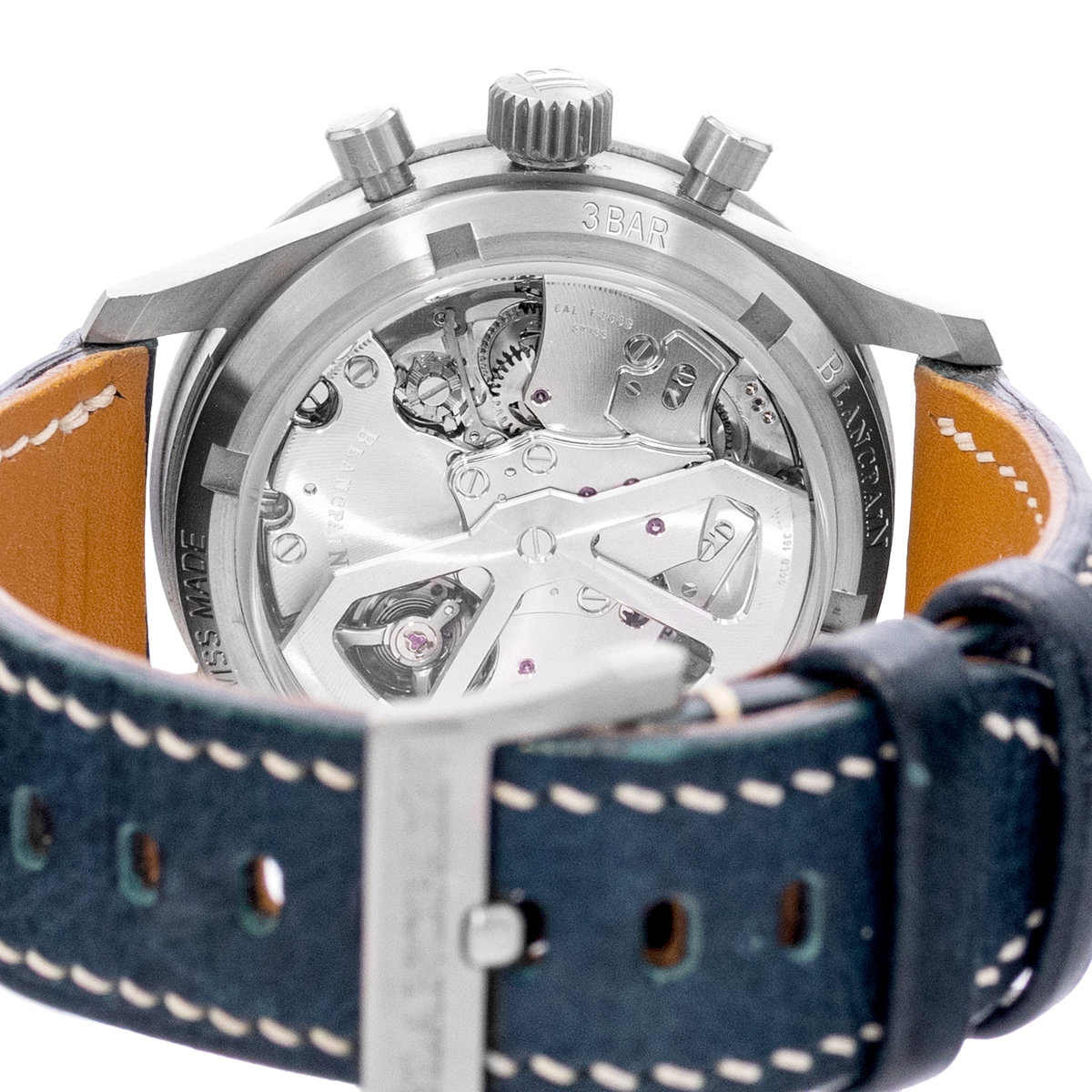 Blancpain Villeret AC02-12B40-63A Blue Dial 42