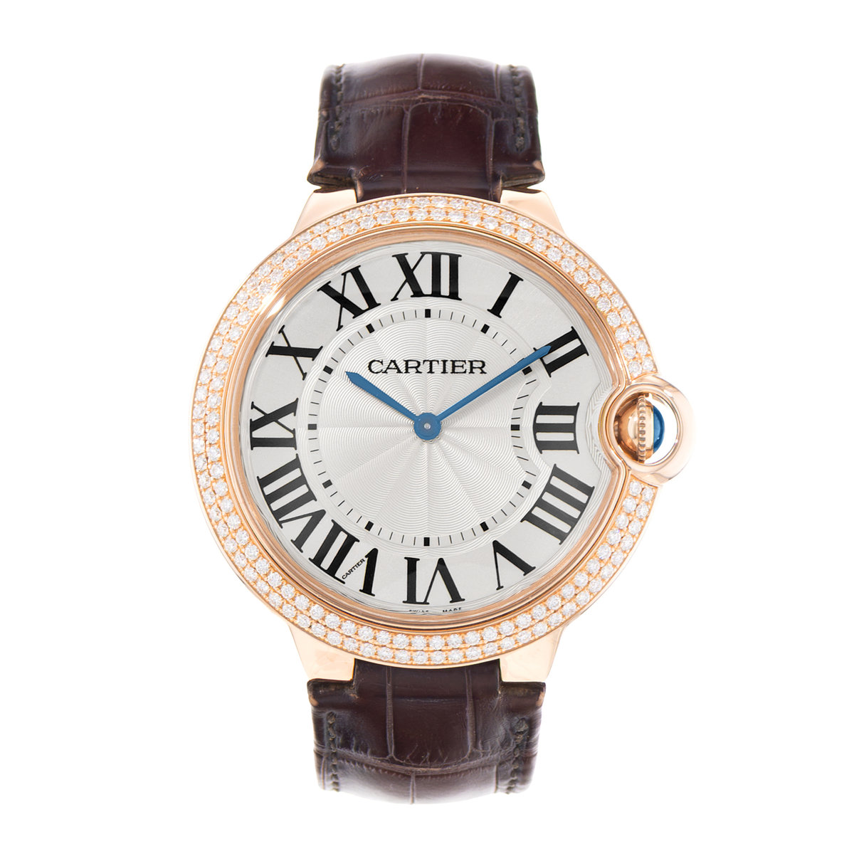 Cartier Ballon Bleu 40 WE902055 2661 Silver Dial 40