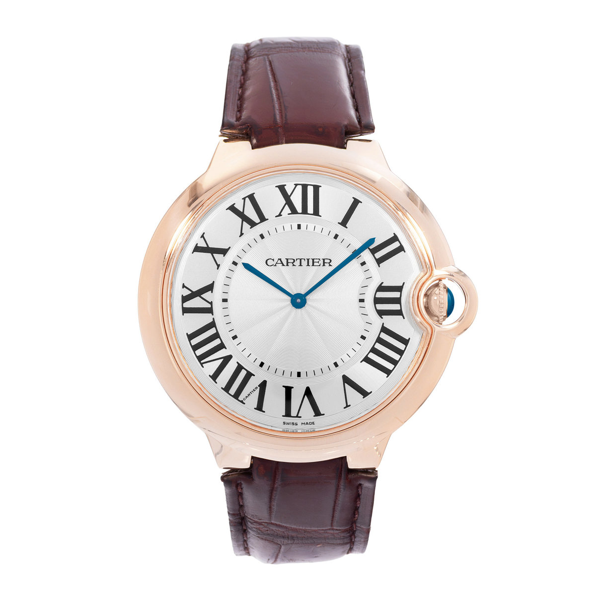 Cartier Ballon Bleu 46 W6920054 3376 Silver Dial 46