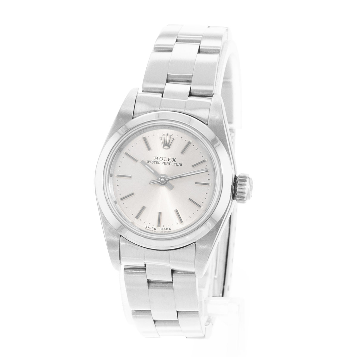 Rolex Oyster Perpetual 24 67180 Silver Dial 24