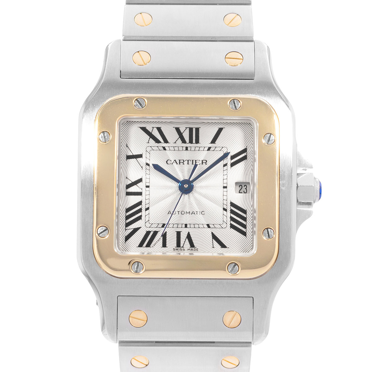Cartier Santos Galbee W20058C4 2319 Silver Dial 32