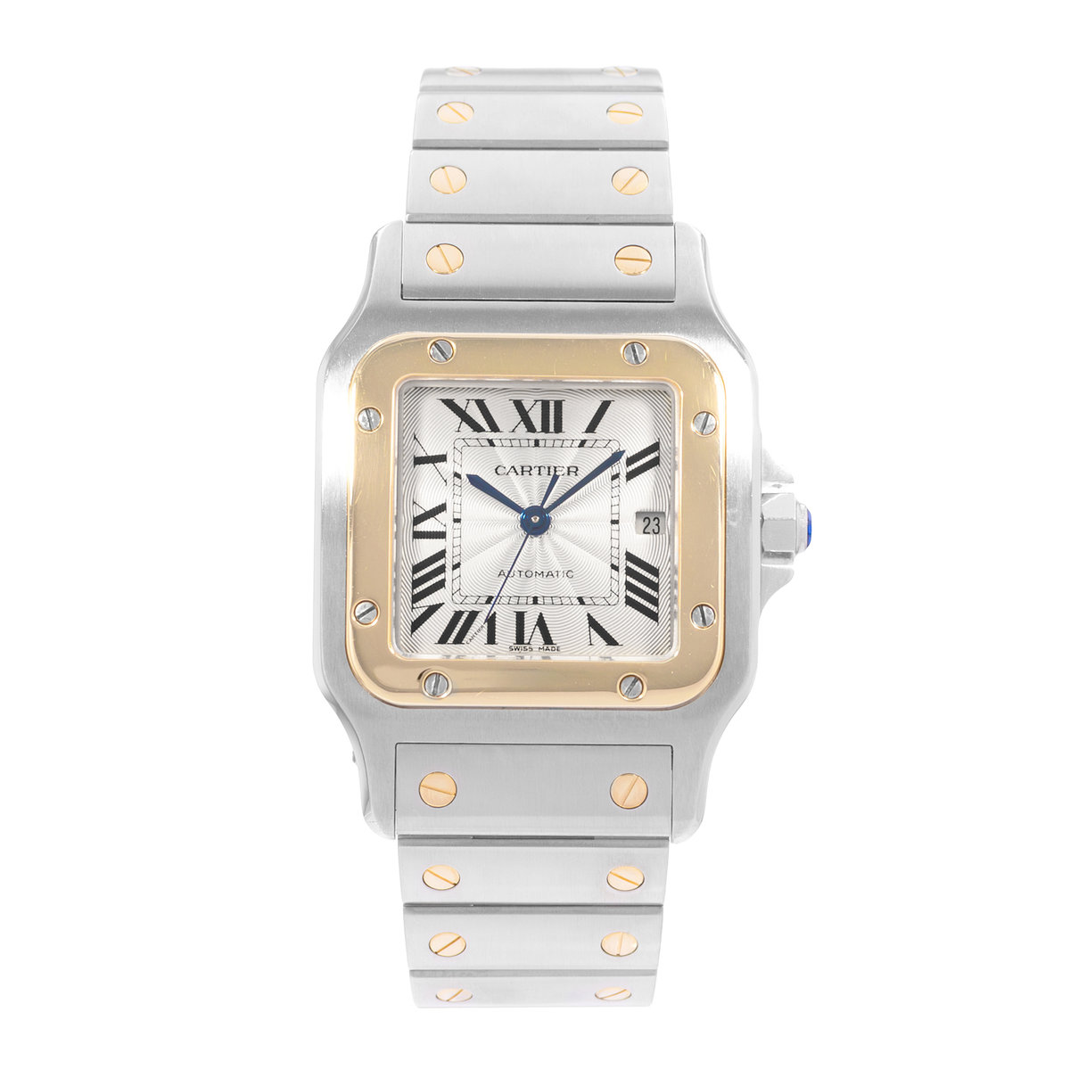 Cartier Santos Galbee W20058C4 2319 Silver Dial 32