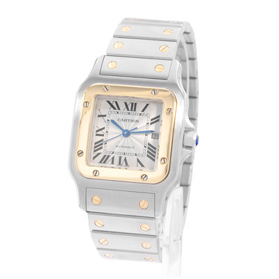 Cartier Santos Galbee W20058C4 2319 Silver Dial 32