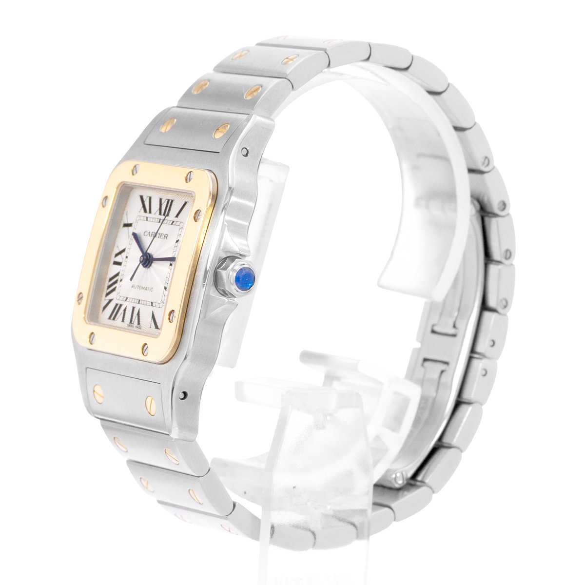 Cartier Santos Galbee W20058C4 2319 Silver Dial 32