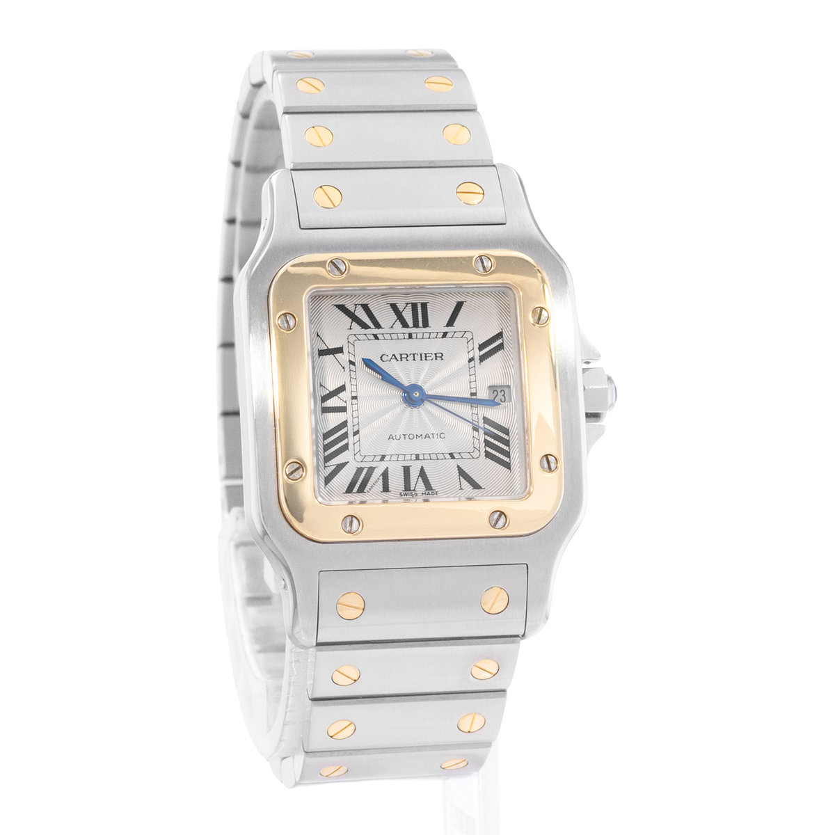 Cartier Santos Galbee W20058C4 2319 Silver Dial 32
