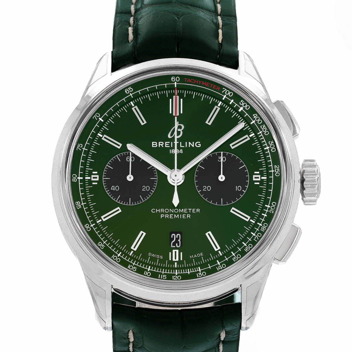 Breitling Premier B01 Chronograph AB0118221L1P1 Green Dial 42