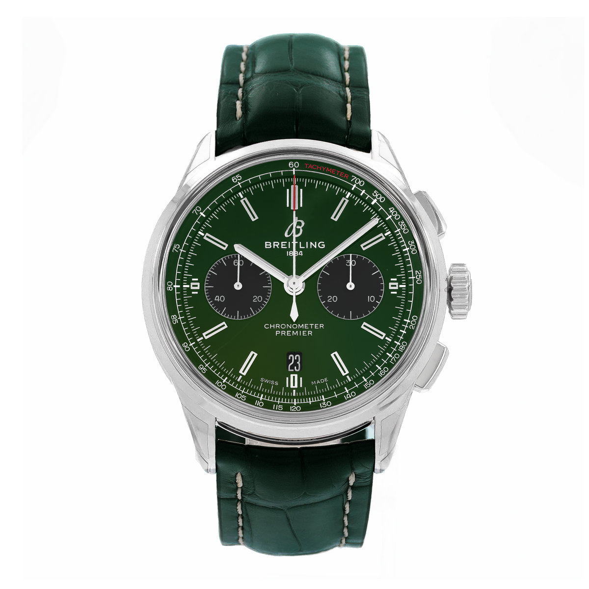 Breitling Premier B01 Chronograph AB0118221L1P1 Green Dial 42