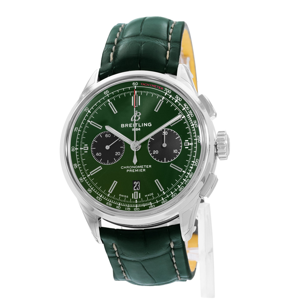Breitling Premier B01 Chronograph AB0118221L1P1 Green Dial 42
