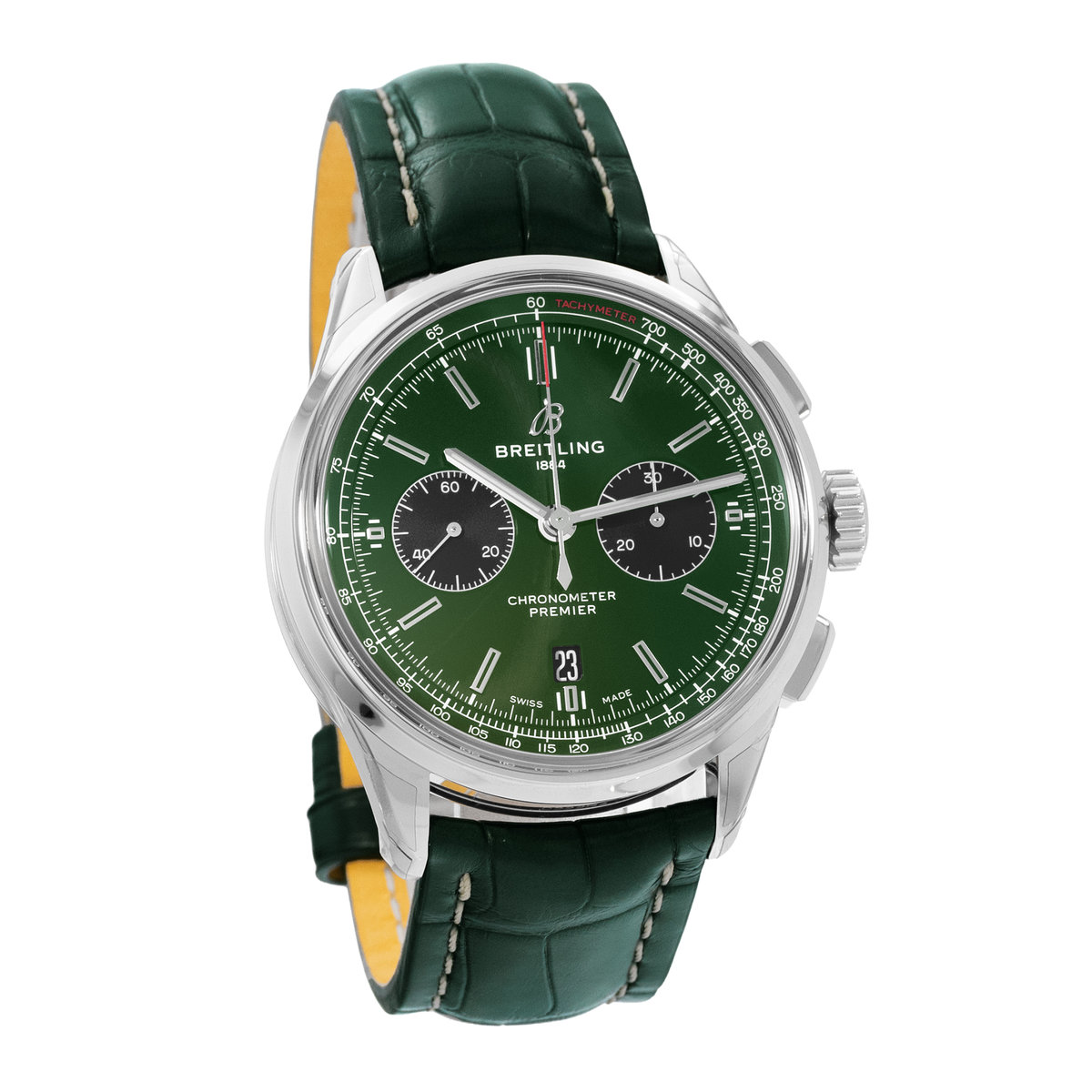 Breitling Premier B01 Chronograph AB0118221L1P1 Green Dial 42