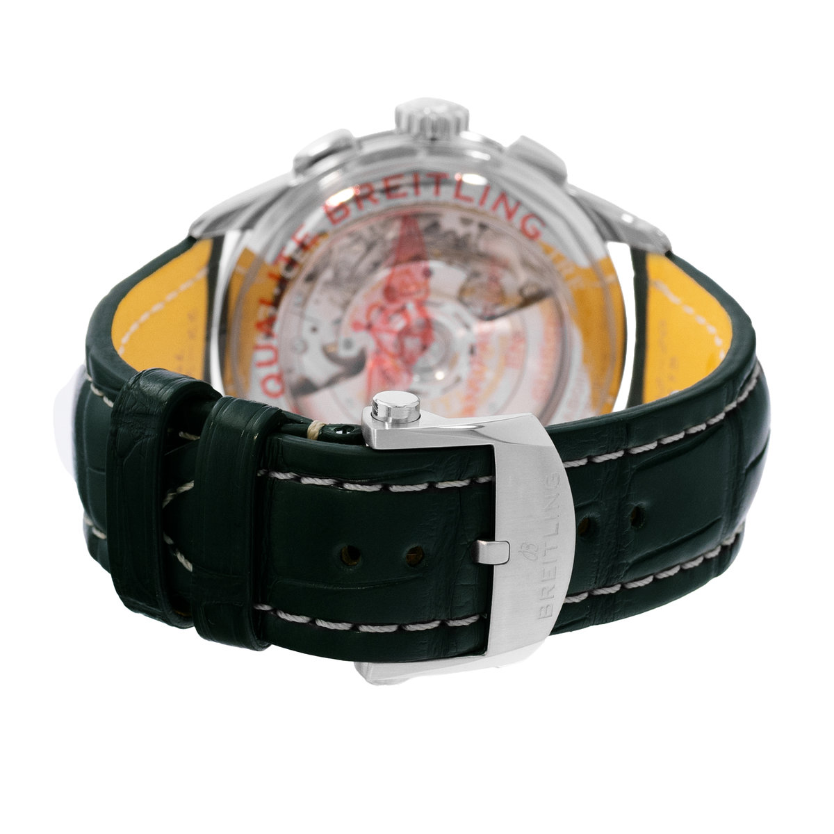 Breitling Premier B01 Chronograph AB0118221L1P1 Green Dial 42
