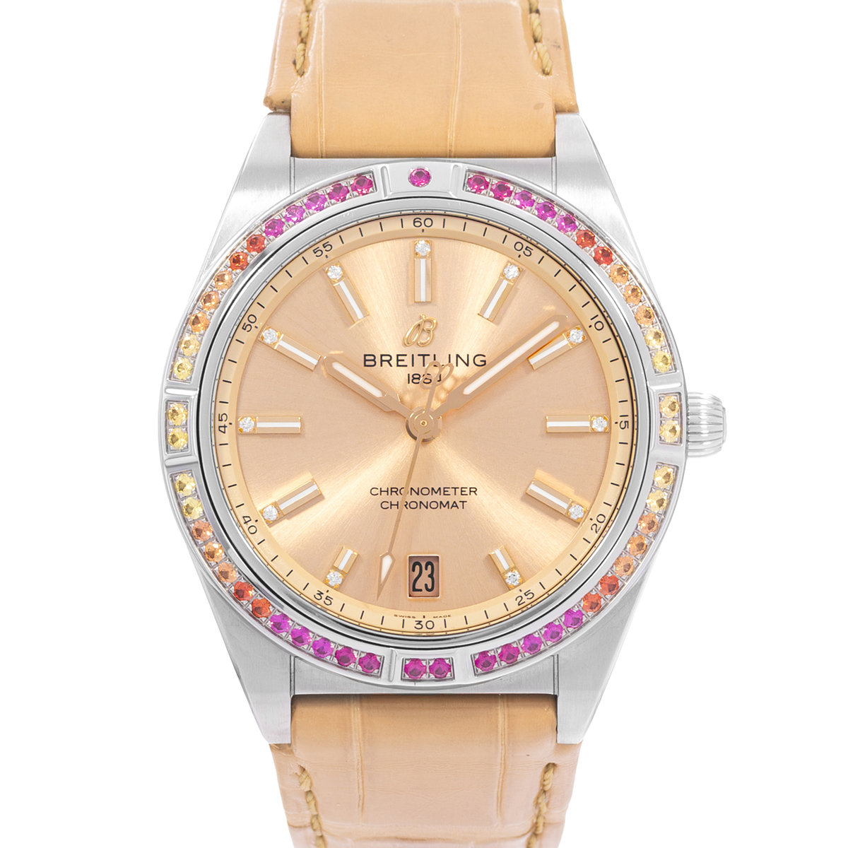 Breitling Chronomat A10380611A1P1 Champagne Dial 36