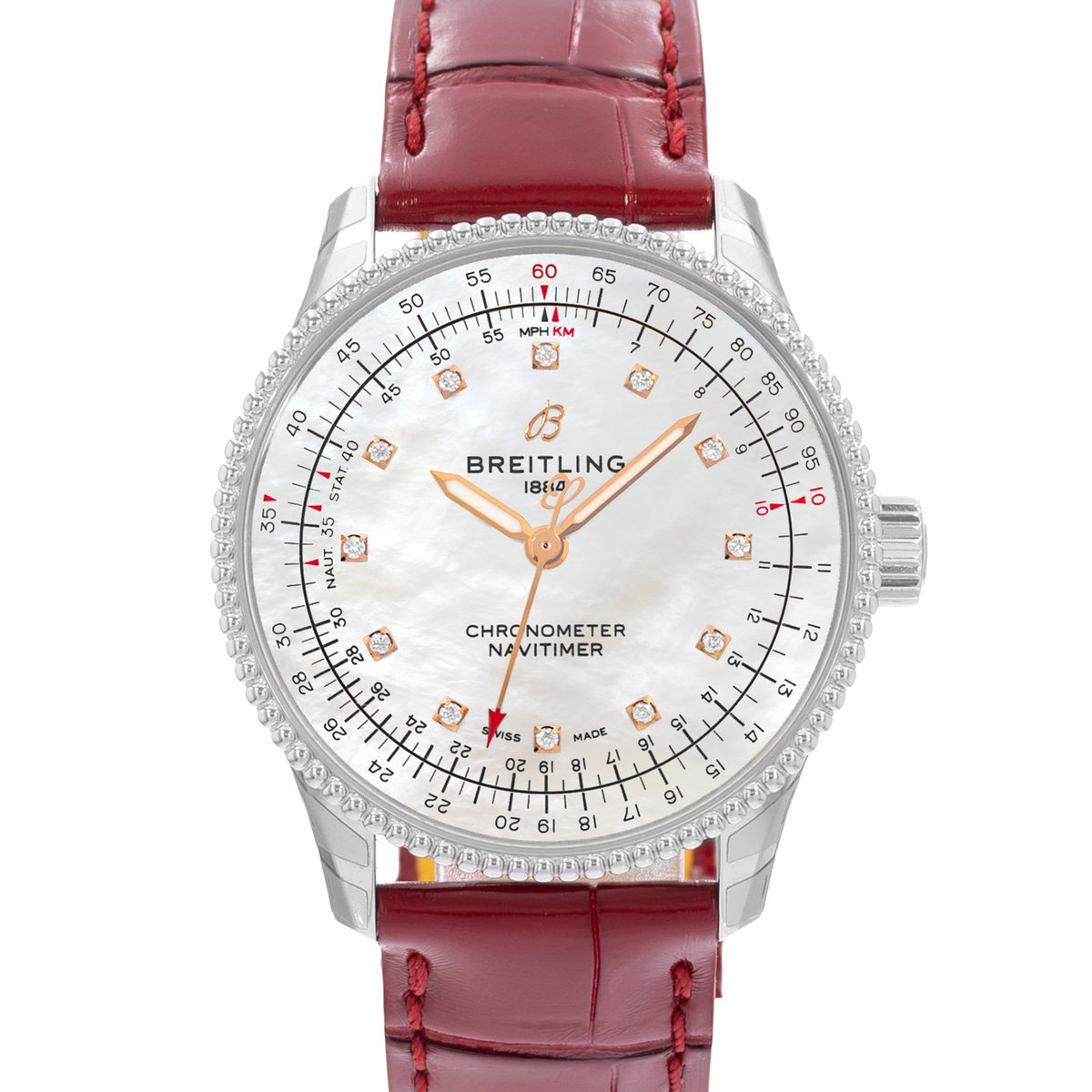 Breitling Navitimer A17395211A1P6 Mother of pearl Dial 35