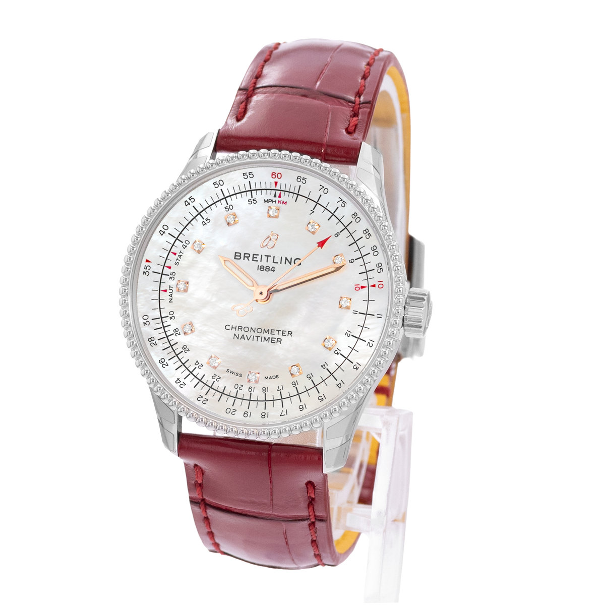 Breitling Navitimer A17395211A1P6 Mother of pearl Dial 35
