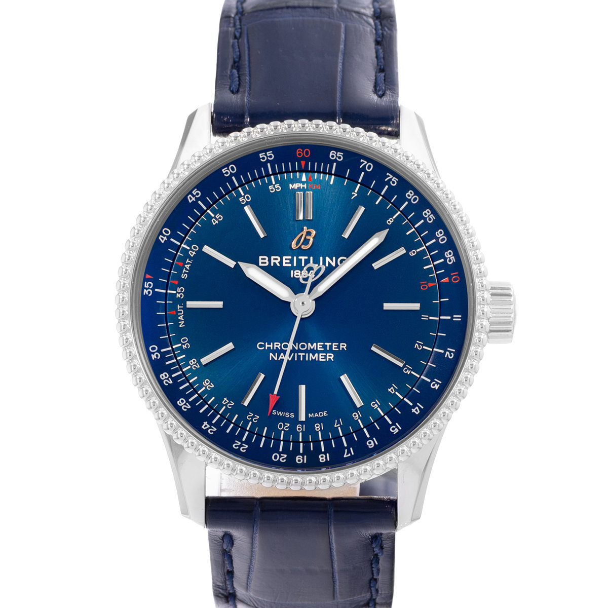 Breitling Navitimer A17395 Blue Dial 35