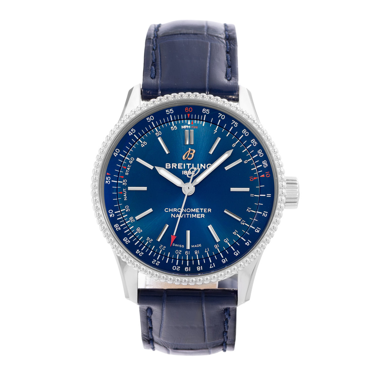 Breitling Navitimer A17395 Blue Dial 35