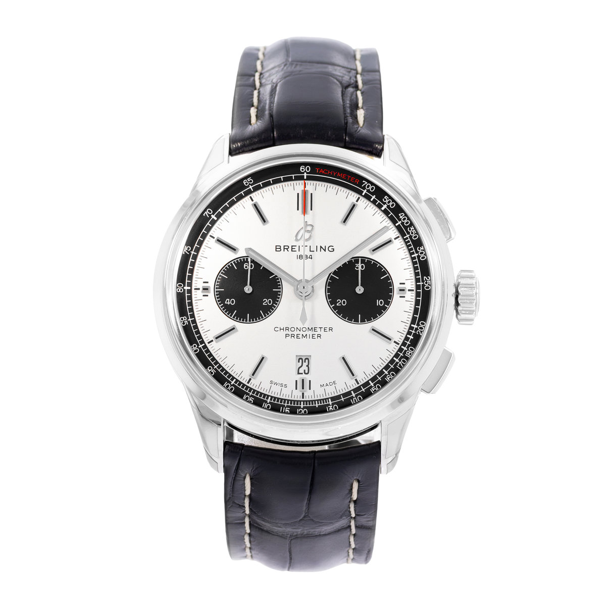 Breitling Premier B01 AB0118 Silver Dial 42