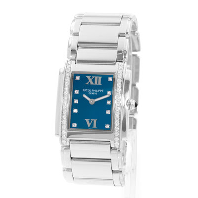 Patek Philippe Philippe Twenty~4 4910/10 Blue Dial 25x30
