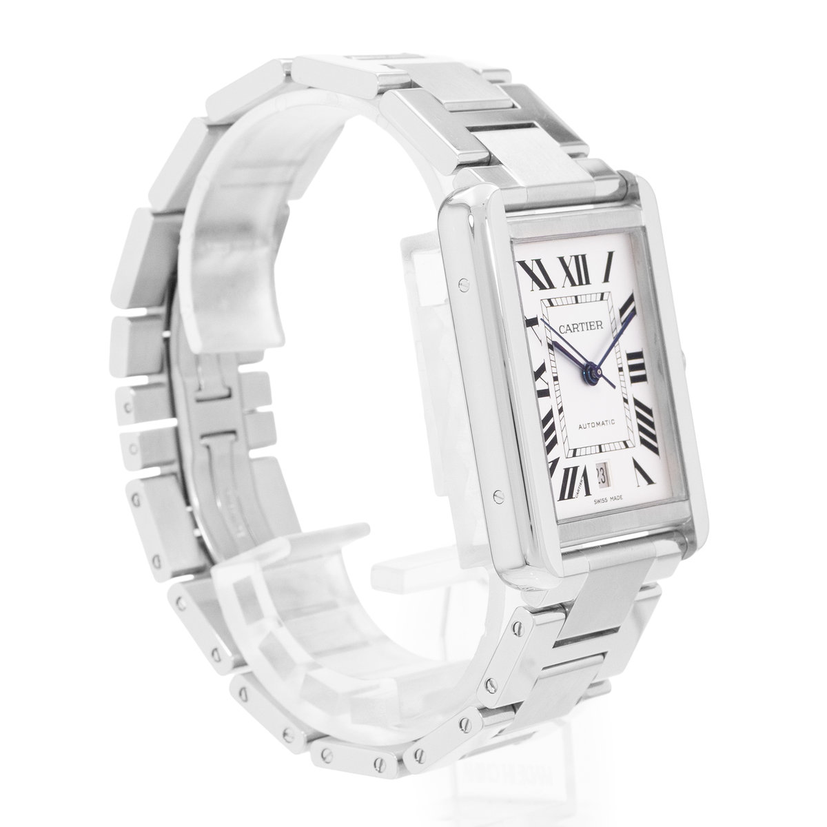Cartier Tank Solo W5200028 3515 Silver Dial 31