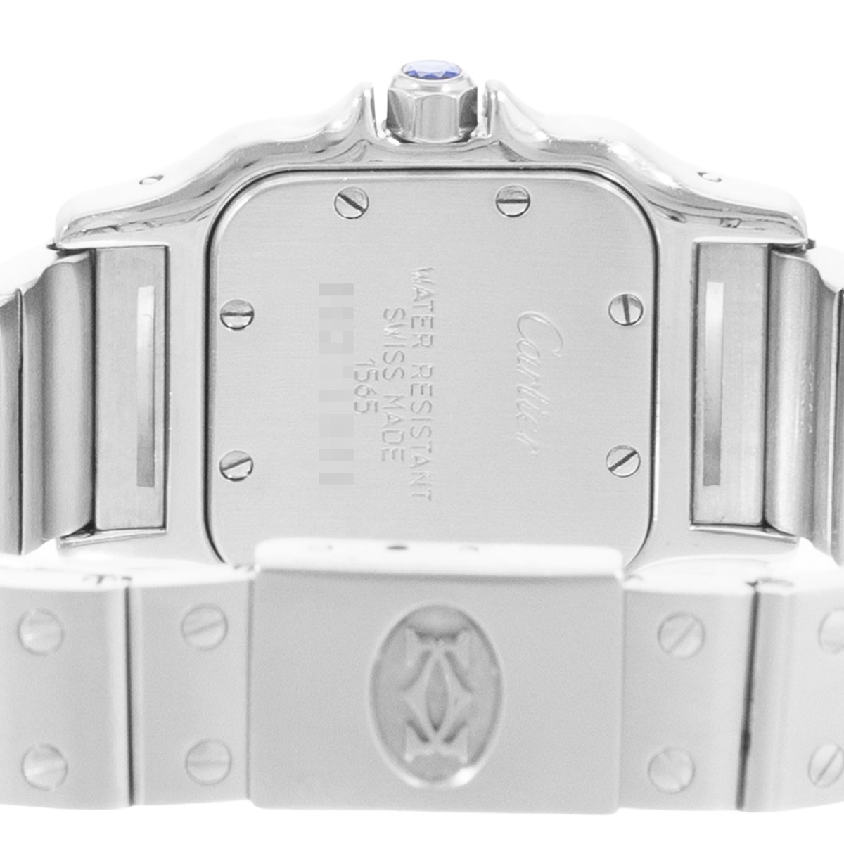 Cartier Santos Galbee W20024D6 1565 Silver Dial 24