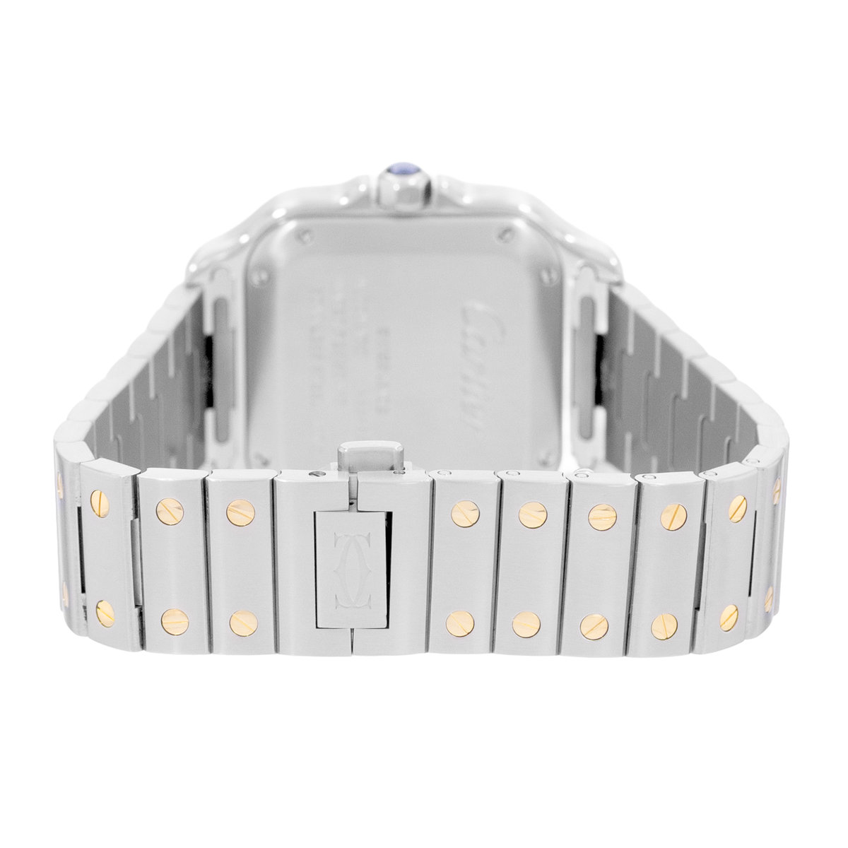 Cartier Santos W2SA0016 4075 Silver Dial 35