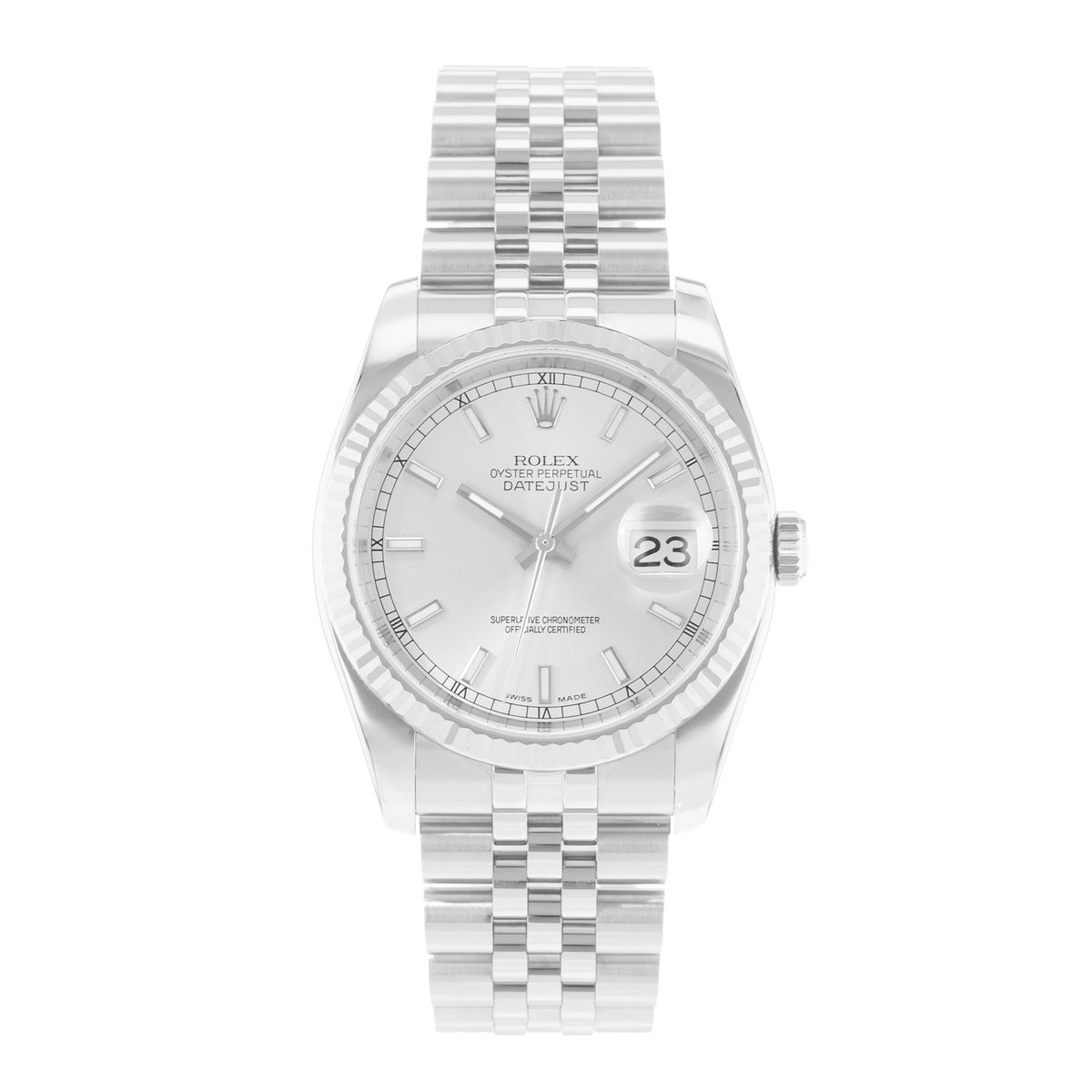 Rolex Datejust 36 116234 Silver Dial 36