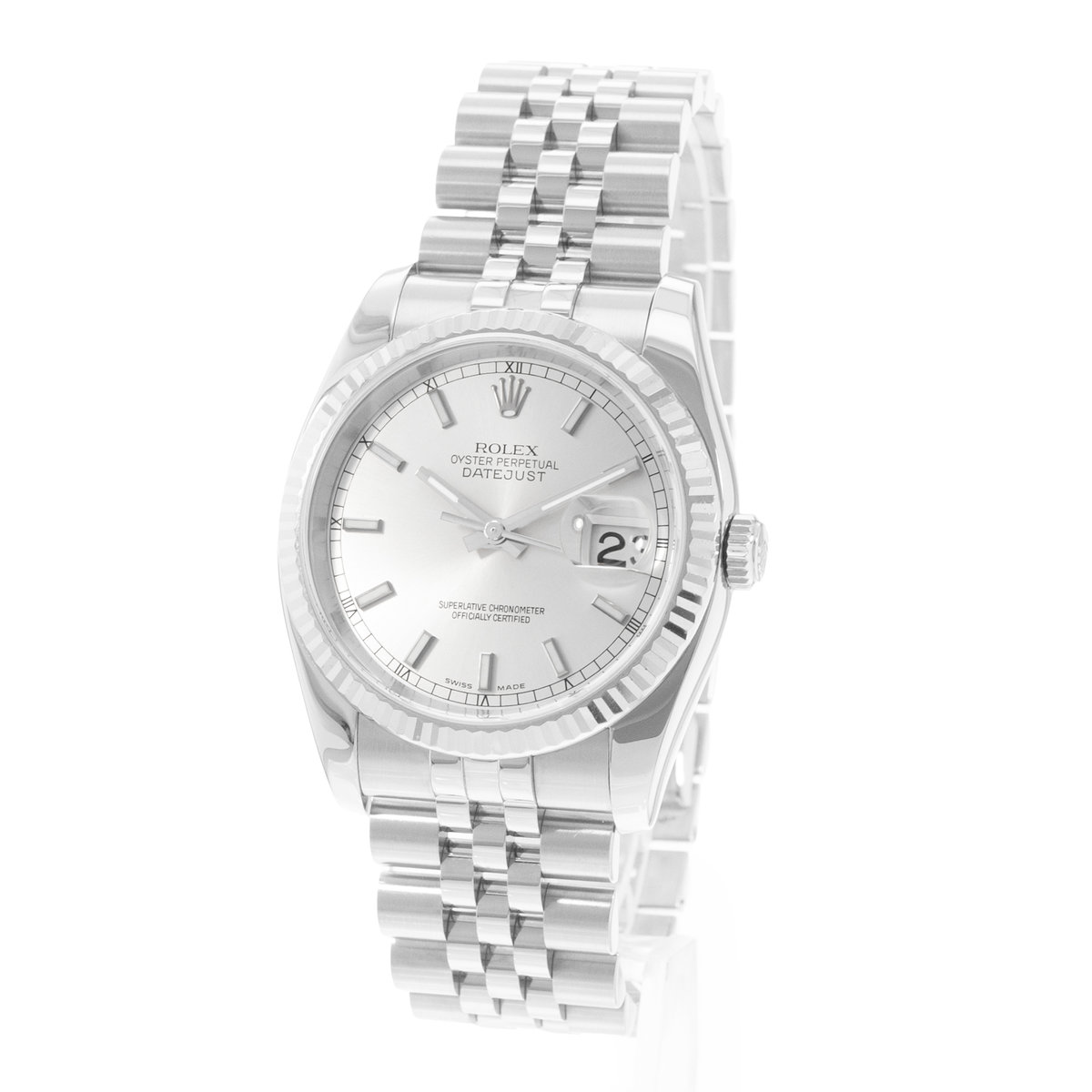 Rolex Datejust 36 116234 Silver Dial 36